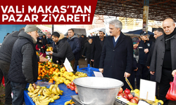 Vali Makas, semt pazarını ziyaret etti