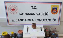 Karaman’da jandarmadan kaçak alkol ve tarihi eser operasyonu