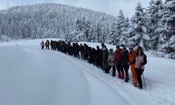 Kırıkkaleli dağcılar Ilgaz Dağı’na tırmandı