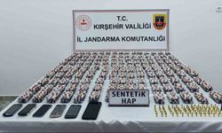 Kırşehir’de 8 bin 330 sentetik hap ele geçirildi