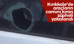 Kırıkkale'de araçların camını kıran şüpheli yakalandı