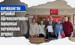 Kırıkkale’de ortaokul öğrencilerinden toplumsal sorumluluk projesi