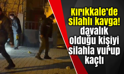 Kırıkkale’de silahlı kavga! Davalık olduğu kişiyi silahla vurup kaçtı