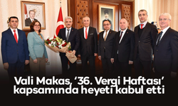 Kırıkkale Valisi Mehmet Makas, ‘36. Vergi Haftası’ kapsamında heyeti kabul etti