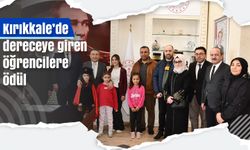 Kırıkkale’de dereceye giren öğrencilere ödül