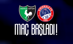 Kırıkkale FK, Denizlispor maçı başladı