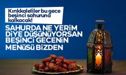 Ramazan’ın beşinci sahuruna özel menü: Lor Peynirli Omlet ve Zeytin Tabağı