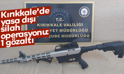 Kırıkkale'de yasa dışı silah operasyonu: 1 gözaltı