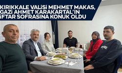 Kırıkkale Valisi Mehmet Makas, Gazi Ahmet Karakartal’ın iftar sofrasına konuk oldu