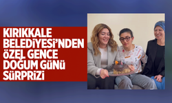 Kırıkkale Belediyesi’nden özel gence doğum günü sürprizi