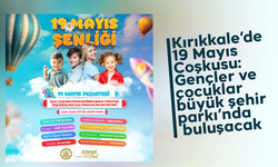 Kırıkkale’de 19 Mayıs Coşkusu: Gençler ve çocuklar büyük şehir parkı’nda buluşacak