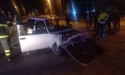 Kırıkkale'de iki otomobil çarpıştı; 7 yaralı!