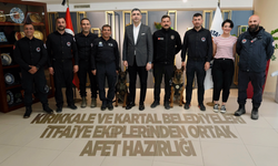 Kırıkkale ve Kartal Belediyeleri itfaiye ekiplerinden ortak afet hazırlığı