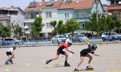 Tekerlekli paten heyecanı başladı
