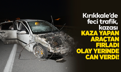 Bariyerlere çarpan araçtan fırladı: Kimliği belirsiz kişi olay yerinde can verdi