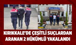 Kırıkkale'de çeşitli suçlardan aranan 2 hükümlü yakalandı