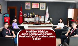 Minikler Türkiye Judo Şampiyonası'nda Kırıkkale'ye gururlandıran başarı