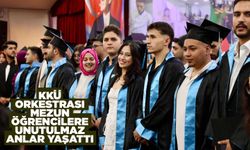 KKÜ orkestrası mezun öğrencilere unutulmaz anlar yaşattı