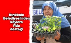 Kırıkkale Belediyesi'nden köylere fide desteği