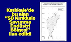 Kırıkkale'de bu alan "SB Kırıkkale Savunma Endüstri Bölgesi" ilan edildi
