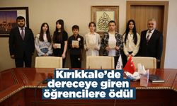 Kırıkkale’de dereceye giren öğrencilere ödül