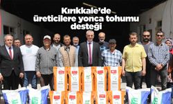 Kırıkkale’de üreticilere yonca tohumu desteği