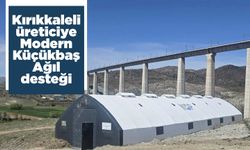 Kırıkkaleli üreticiye Modern Küçükbaş Hayvan Ağıl desteği