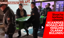 Sivas’ta korkunç cinayet: İki kardeş boğazları kesilmiş olarak bulundu