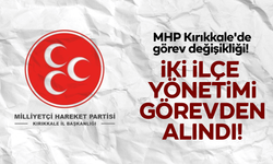MHP Kırıkkale'de görev değişikliği! İki ilçe yönetimi görevden alındı!