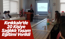 Kırıkkale’de 20 Kişiye Sağlıklı Yaşam Eğitimi Verildi