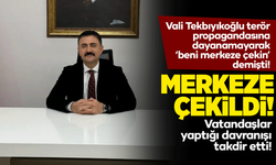 Tunceli Valisi Bülent Tekbıyıkoğlu merkeze alındı