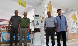 Kırşehirli öğrencilerden mihmandar robot: ’AhiBot’ okula gelenleri karşılıyor