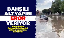 Kırıkkale’nin Bahşılı ilçesinde altyapı ‘Eror’ veriyor