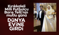 Kırıkkaleli Milli Sporcu Barış Telli, dünya evine girdi