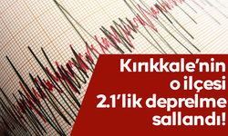 Kırıkkale’de deprem! O ilçe 2.1’le sallandı!