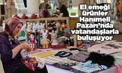 El emeği ürünler Hanımeli Pazarı’nda vatandaşlarla buluşuyor