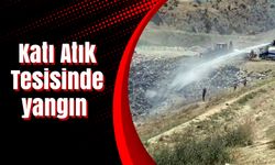 Katı Atık Tesisinde yangın