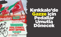 Kırıkkale’de Gazze İçin Pedallar Umutla Dönecek