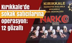 Kırıkkale’de sokak satıcılarına operasyon; 12 gözaltı
