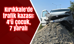 Kırıkkale'de trafik kazası: 4'ü çocuk, 7 yaralı