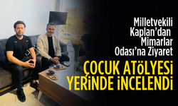 Milletvekili Kaplan’dan Mimarlar Odası’na Ziyaret: Çocuk Atölyesi Yerinde İncelendi