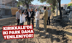 Kırıkkale'de bulunan iki parkta yenileme çalışmaları başladı