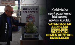 Kırıkkale’de semt pazarlarında 'Tartı Kontrol Noktası' uygulaması