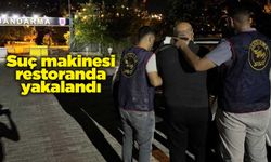 Suç makinesi restoranda yakalandı