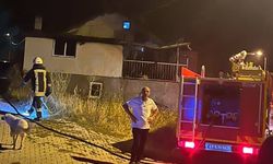 Ev yangını korkuttu
