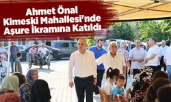 Başkan Önal Kimeski Mahallesi'nde Aşure İkramına Katıldı