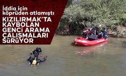 Kızılırmak'ta kaybolan genci arama çalışmaları sürüyor: Kurbağa adamlar suyun dibini tarıyor