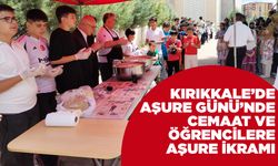 Kırıkkale’de Aşure Günü’nde Cemaat ve Öğrencilere Aşure İkramı