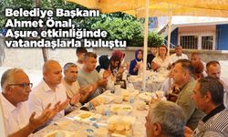 Başkan Ahmet Önal, Aşure etkinliğinde vatandaşlarla buluştu