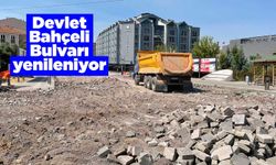 Devlet Bahçeli Bulvarı yenileniyor